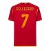 Maillot de foot AS Roma Lorenzo Pellegrini #7 Domicile vêtements 2023-24 Manches Courtes